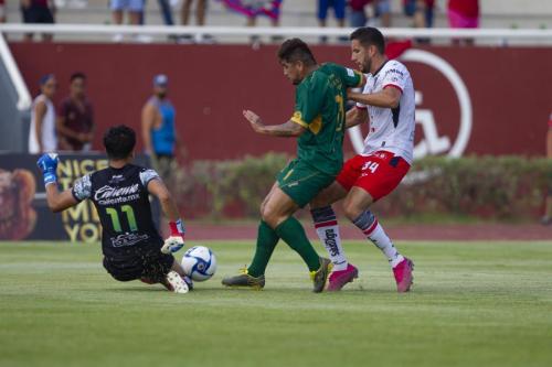 Héctor Lomelí defendiendo su arco.Créditos Inter Playa.